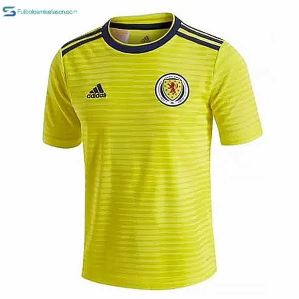 Camiseta Escocia 2ª 2018 Amarillo